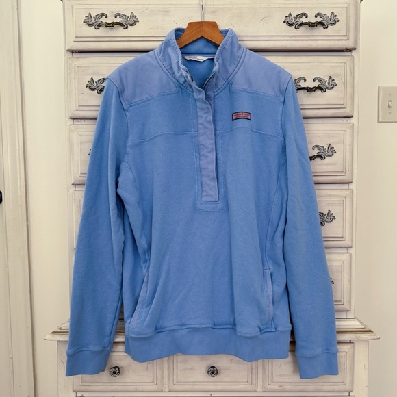 Vineyard Vines Tops - Vineyard Vines Hydrangea Blue Pullover Sweatshirt